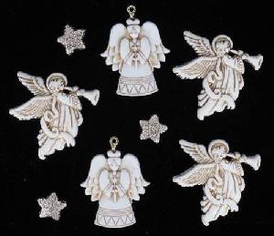 Пуговицы декоративные "Ангелы" (набор) 4216