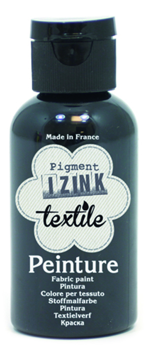 Краска текстильная "ALADINE" черный 50 мл  Франция 80709														