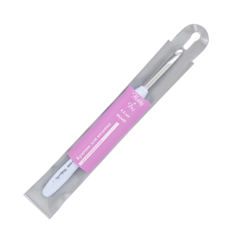 Крючок 1- сторонний D 4,5 длина 15,2 см с резиновой ручкой 953450