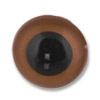 Глаза  10,5мм пришивные св.коричневый кристальные за 1шт  Gamma CRP-10-5														
