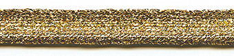 Кант декоративный цвет золотистый люрекс 2,5 мм*25 м за 1м 9403														
