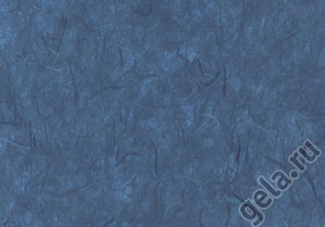 Бумага из натуральных волокон 50*70 см, синий (морской) 1 рулон  ГЕЛА 1602654														