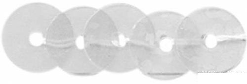 Пайетки круглые d=6мм плоские  06 белый 10гр. в пакете  Астра 06/7700471