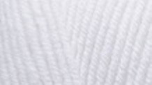 Пряжа "LANAGOLD CLASSIC" 55 белый 55 5*100 г. 140м 49% шерсть, 51 % акрил