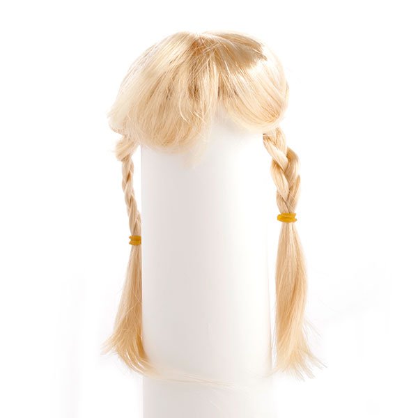 Волосы для кукол П 50 косички светлые (блонд) 20101