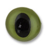 Глаза   9 мм с кошачьим зрачком с шайбами, зеленый за 1шт  Gamma CAE-9														