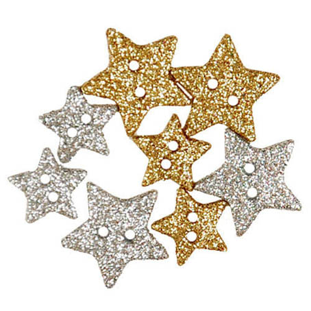 Пуговицы декоративные "Блестящие звезды" (набор) 550001123														