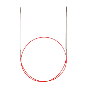 Спицы круговые с удлиненным кончиком D 3,5мм, длина 80см  Addi 775-7/3,5-80														