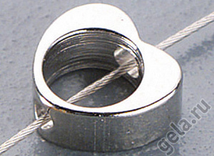 Элемент для создания украшений металл 6*6мм цв. матовое серебро 5шт.  Германия 2278106														