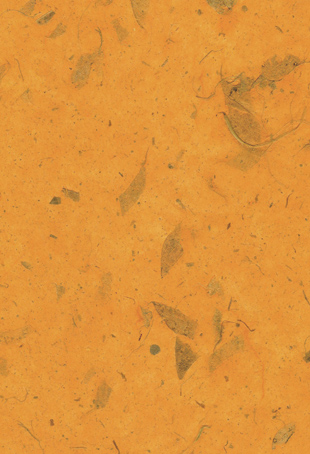 Бумага тутовая ручного изготовления 64*94см, тутовое волокно, цвет оранжевый PTOR														