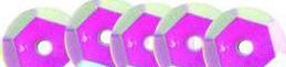 Пайетки круглые d=6мм граненные 319 св. розовый перламутр в пакете  Астра 319/7700472