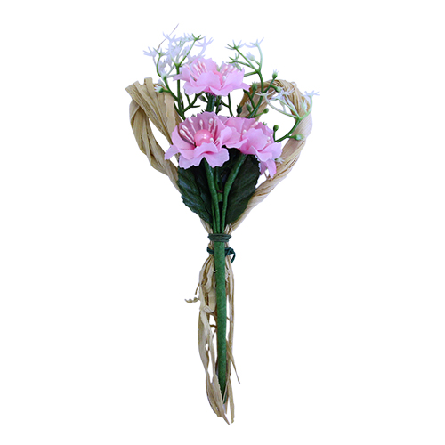 Декор Букет Цветы ткань, розовый  Астра 7717870/SM16-272														