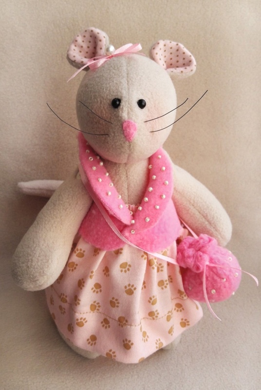 Набор для творчества "Кукла Ваниль. Mouses Story" мышь 27см текстильная игрушка