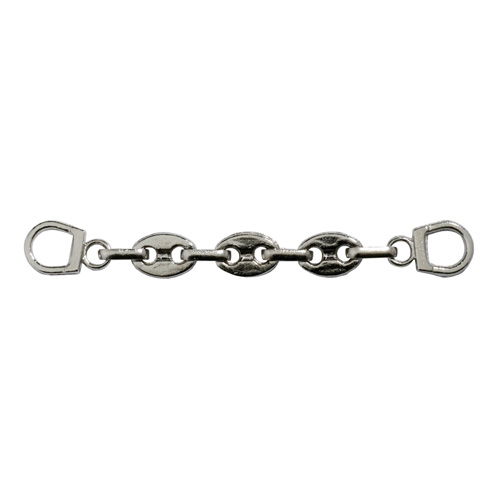 Вешалка-цепочка усиленная для тяжелой верхней одежды, никель металл 84мм набор 20шт.за 1шт 0403-2396/528657														