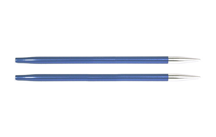 Спицы съемые "Zing" D 4,5мм, для длины тросика 28-126см, 2шт. алюминий, фиолетовый  Knit Pro 47504														