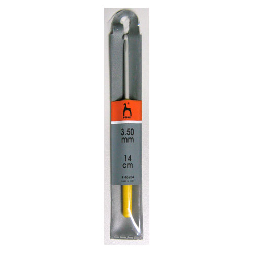 Крючок 1- сторонний D 3,5 длина 14см алюминий с пластиковой ручкой  PONY