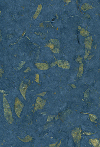 Бумага тутовая ручного изготовления 64*94см, тутовое волокно, цвет синий PTDBL														