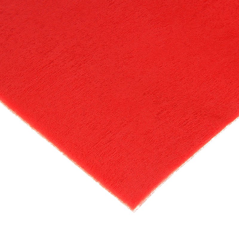 Флизелин цвет красный 50*50см