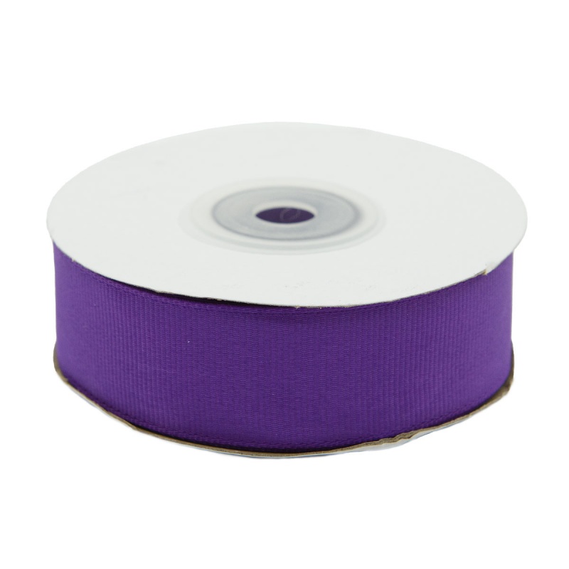 Лента репсовая 25мм т. фиолетовый 25мм*25м 171														