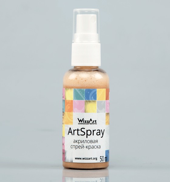 Краски акриловые-спрей Кремовый шелк 50мл  WizzArt 15.50														