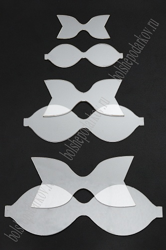 Шаблон пластик  "Бант круглый" 1мм 450-267														