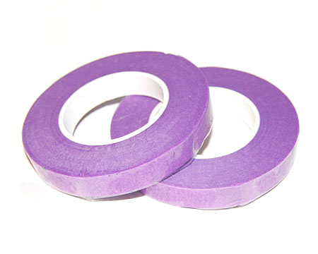 Лента флористическая 12,0мм тейп-лента цв. сиреневый 12,0мм*27м  