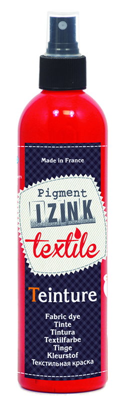 Краска текстильная "ALADINE" красный cпрей на водной основе 180 мл  Франция 80653														