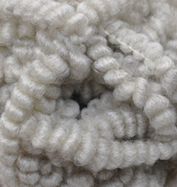 Пряжа "FASHION BOUCLE (Фешн Букле)" 152 белый 5*100 г. 35м 70% акрил, 25% шерсть, 5% полиамид  Alize 152