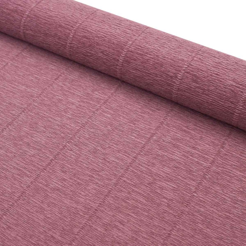 Бумага гофре 620 темно-сливовый 50см*2,5м 180гр.  Италия 620														