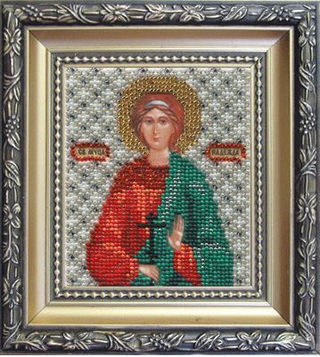Вышивка бисером Чарiвна Мить "Икона святой мученицы Надежды" (9*11см)