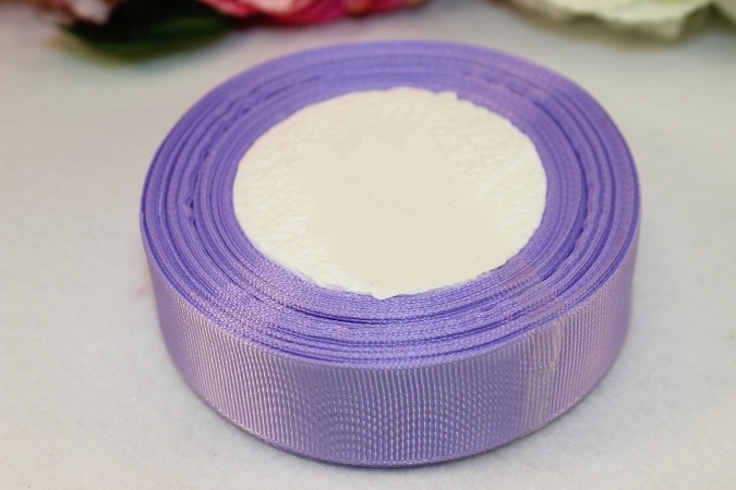 Лента репсовая 25мм св.сиреневый 25мм*27,42м С190/80														