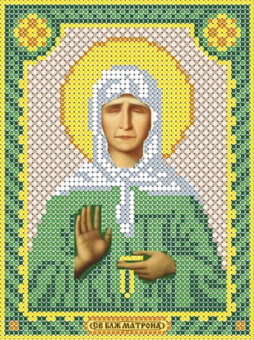 Вышивка бисером Наследие "Икона Св. Матрона" (12*16см)