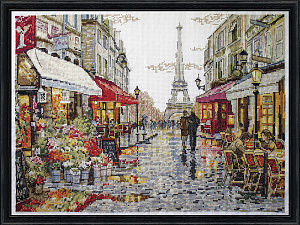 Вышивка крестом DESIGN WORKS "Цветочный магазин" мулине 28*41см 3407														