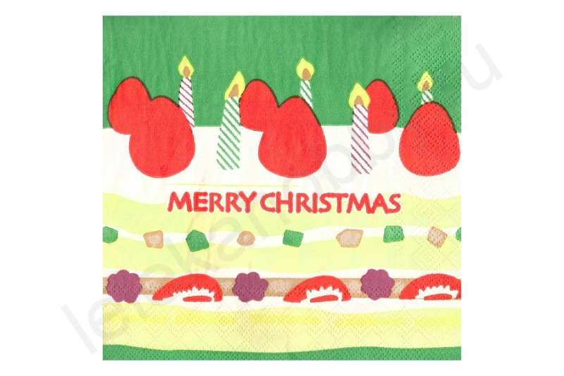 Салфетки 30*30см, Рождество 3-хслойные цвет AY-1688 AY-1688/1609														