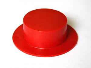 Шляпка пластмас. D6см цвет ассорти за 1шт