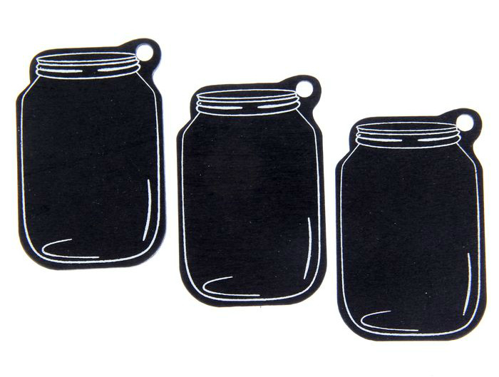 Набор тэгов "Баночка с вареньем" 3 шт. 7,1*4,8см  1145102														