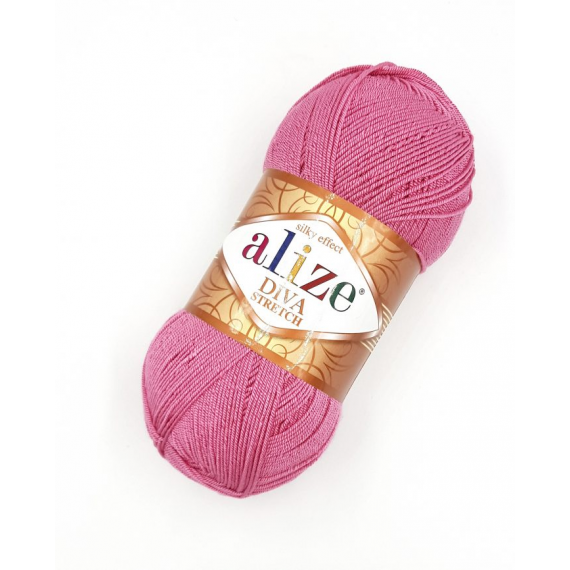 Пряжа "DIVA" 178 розовый 5*100 г. 350м 100% микрофибра-акрил  ALIZE 178														