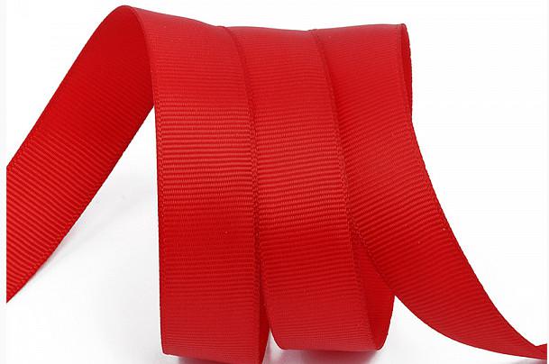 Лента репсовая 20мм красный 20мм*25м 026														