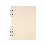 Заготовка для фотоальбома на пружине серебряной А5 6л.