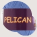 Пряжа "PELICAN" лазурь 3975 10*50 г. 330м 100% хлопок двойной мерсеризации