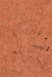 Бумага тутовая ручного изготовления 64*94см, тутовое волокно, цвет терракотовый PTTE														