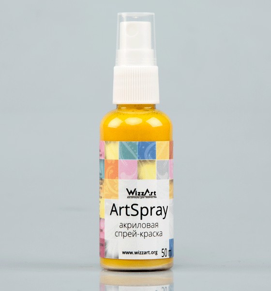 Краски акриловые-спрей Цитрус перламутр 50мл  WizzArt 8.50														
