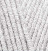 Пряжа "LANAGOLD Plus" 684 серый 5*100 г. 140м 49% шерсть, 51 % акрил  ALIZE