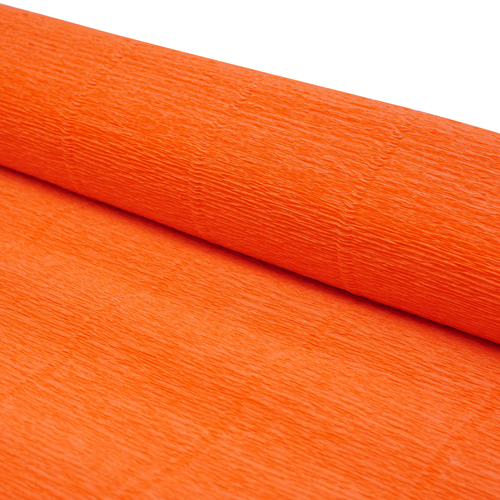 Бумага гофре 581 оранжевый 50см*2,5м 180гр.  Италия 581														