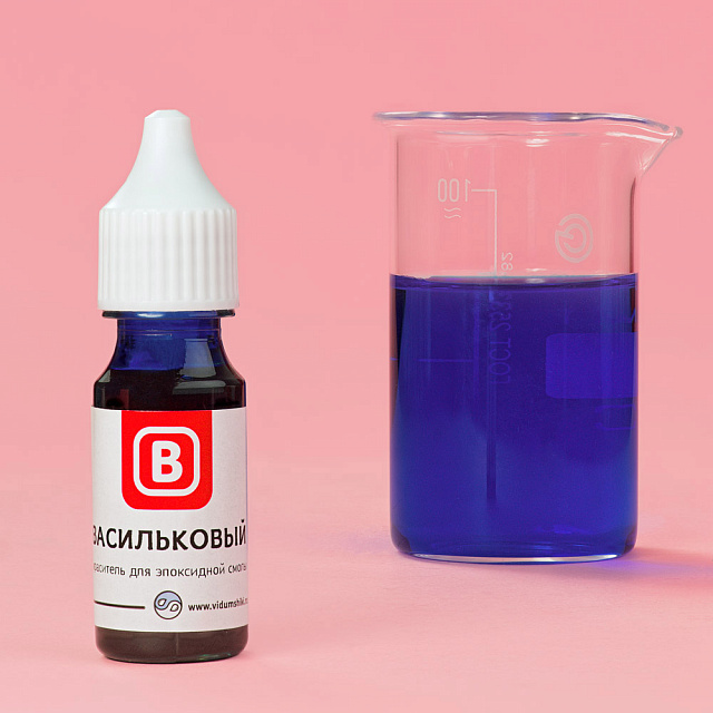 Краситель для эпоксидной смолы "Васильковый" 15 мл  Выдумщики														