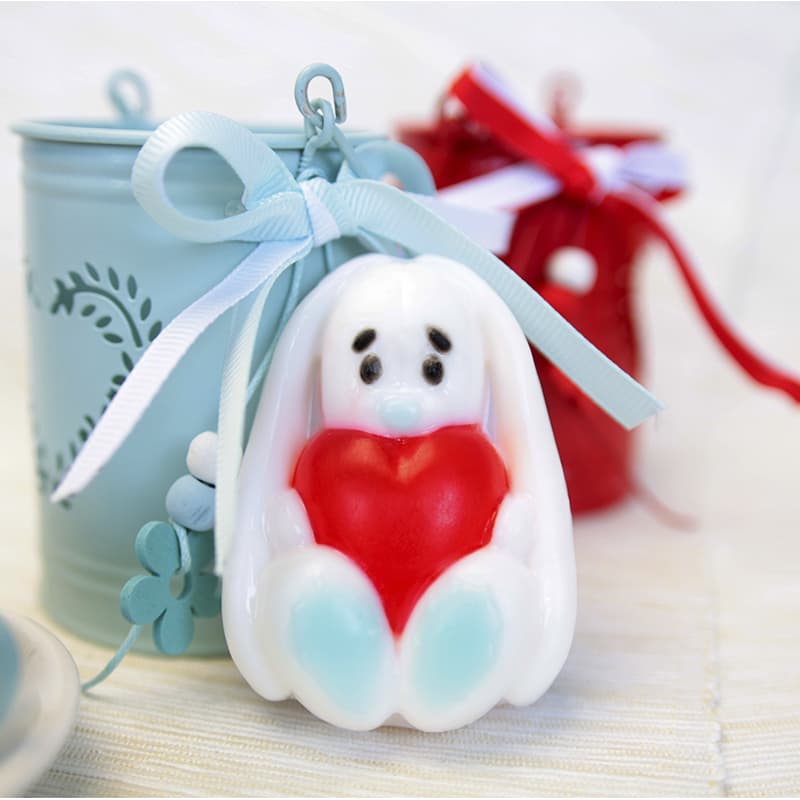 Форма для создания мыла "Зайка сидит с сердечком" 3D Выдумщики 544199														