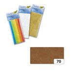 Бумага тонкая (папиросная), 20г/м², 50х70см, 5л. коричневый 70