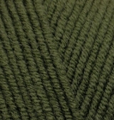 Пряжа "LANAGOLD CLASSIC" 29 болотный 5*100 г. 140м 49% шерсть, 51 % акрил  ALIZE 29														