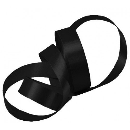 Лента атласная 25мм "Гамма" №113 черный, 25мм*33м №113/8141/3173/176
