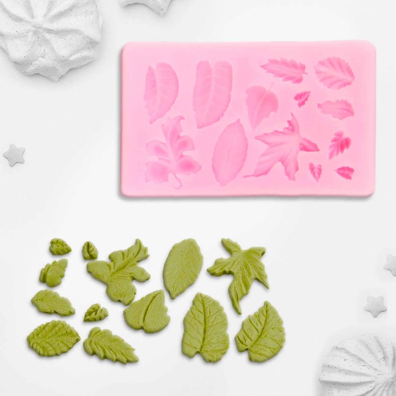 Молд Гербарий розовый 10*6*1 см 2799197/553686														